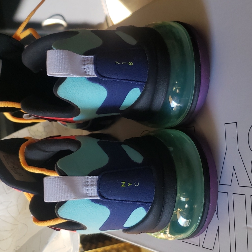 Nike Air Max 270 React Customized Sneakers Size 6.5 - Picture 5 of 14